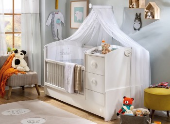 BABY COTTON Детская кровать-трансформер 2 20.24.1016.00 в Ленске - lensk.mebel54.com | фото