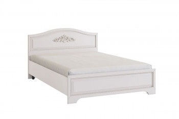 Белла Кровать 1.4 комфорт белый/джелато софт в Ленске - lensk.mebel54.com | фото