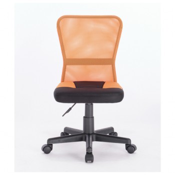 Кресло компактное BRABIX Smart MG-313 (черный, оранжевый) в Ленске - lensk.mebel54.com | фото