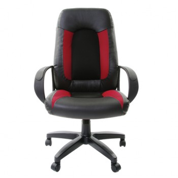 Кресло офисное BRABIX Strike EX-525 (черно-красный) в Ленске - lensk.mebel54.com | фото