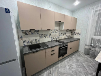 Модульная кухня Норд 2,5 м (Софт какао/Белый) в Ленске - lensk.mebel54.com | фото