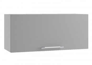 Норд Line ШВГ 800 Шкаф верхний горизонтальные (Софт смок/корпус Белый) в Ленске - lensk.mebel54.com | фото