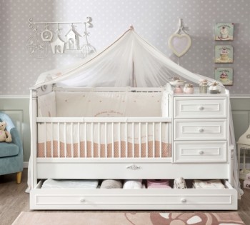 ROMANTIC BABY Детская кровать-трансформер 20.21.1015.00 в Ленске - lensk.mebel54.com | фото