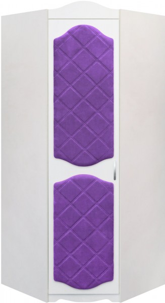 Шкаф угловой Иллюзия 32 Фиолетовый в Ленске - lensk.mebel54.com | фото