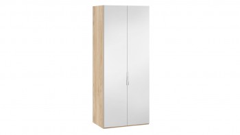 Шкаф для одежды с 2 зеркальными дверями «Эмбер» Яблоня Беллуно в Ленске - lensk.mebel54.com | фото