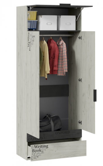 Шкаф комбинированный для одежды «Оксфорд-2» в Ленске - lensk.mebel54.com | фото