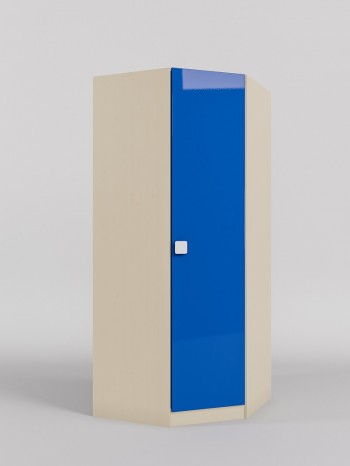 Шкаф угловой (угловая секция) Скай люкс (Синий/корпус Клен) в Ленске - lensk.mebel54.com | фото