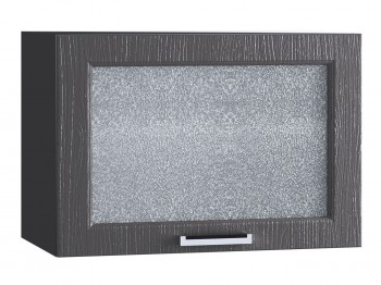 Шкаф верхний горизонтальный со стеклом 609, ШВГС 609 (Клен серый/корпус венге) в Ленске - lensk.mebel54.com | фото