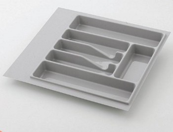 Вкладыш для кухонных принадлежностей, серый, Volpato 300 мм в Ленске - lensk.mebel54.com | фото