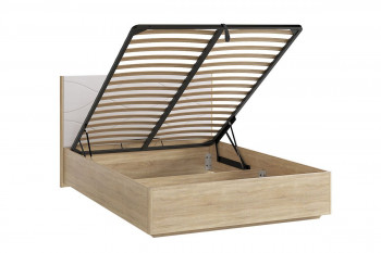 Зара Кровать 1.6 Люкс дуб сонома/белый в Ленске - lensk.mebel54.com | фото